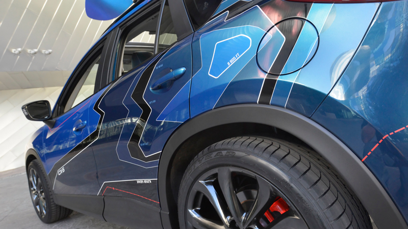 Illustration for article titled Mazda Dressed Up These CX-5s For SEMA, Including A 2.2-liter Diesel Dempsey-Mobile